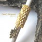Matte Gold, Dreadlock Bead, Dread Sleeve, Goldtone Charm, Stock 537 #TrendyTreasuresByRamona