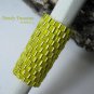 Bright Lemon Yellow,Dreadlock Sleeve, Dread Bead,Braid Bead,#TrendyTreasuresByRamona