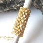 Sparkling Gold Dreadlock Sleeve, Dread Bead, #TrendyTreasuresByRamona