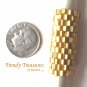 Matte Gold Dreadlock Sleeve, Dread Bead, #TrendyTreasuresByRamona