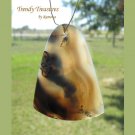 Piranha Agate Teardrop Pendant,Artisan Crafted,Make Necklace,#TrendyTreasuresByRamona