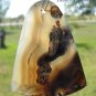 Piranha Agate Teardrop Pendant,Artisan Crafted,Make Necklace,#TrendyTreasuresByRamona
