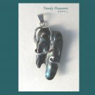 Wrapped Natural Pearl Pendant ,Polished Gemstone, #TrendyTreasuresByRamona