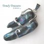Wrapped Natural Pearl Pendant ,Polished Gemstone, #TrendyTreasuresByRamona