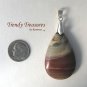 Rainbow Jasper Pendant Polished Teardrop Gemstone, #TrendyTreasuresByRamona