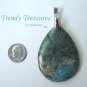 Blue Crazy Lace Agate Teardrop Pendant Gemstone Bead,#TrendyTreasuresByRamona