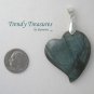 Natural Labradorite Tilted Heart Pendant Gemstone Bead,#TrendyTreasuresByRamona