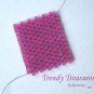 ToHo Cube Beads, 2 mm, 15 Grams, Hot Pink, No. 980, #TrendyTreasuresByRamona,