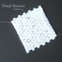 ToHo Cube Beads, 2 mm,15 Grams, Bright White, No. 121, #TrendyTreasuresByRamona,