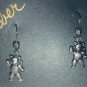 Pewter Teddy Bear Earrings