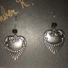 Heart Charm Dangles Earrings - Free Shipping