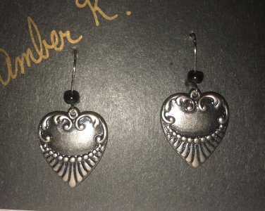 Heart Charm Dangles Earrings - Free Shipping