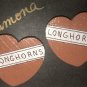 College Teams Painted Heart Earrings - Free Shipping