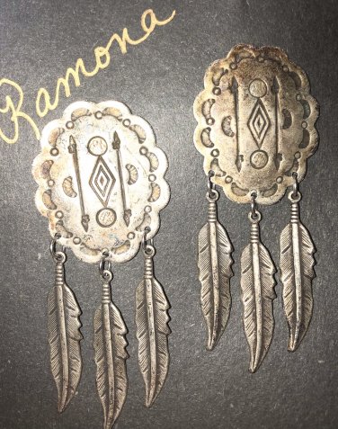 Native American Style Charm Dangles, Feathers, Free Shipping
