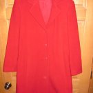Discounted Womens Red Liz Claiborne Jacket Coat