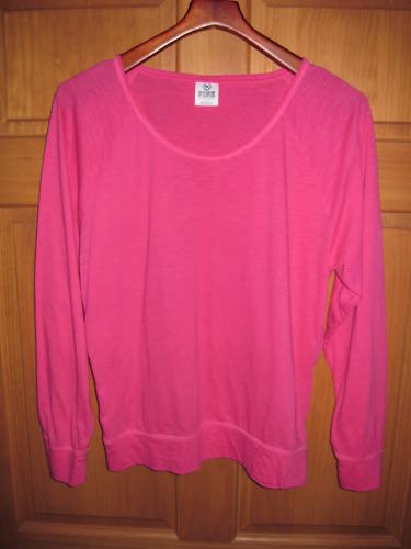 Victoria's Secret Large PINK Long Sleeve Top Shirt