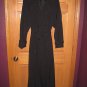 Womens Tall Girl Brand Black Trench Coat Size 12