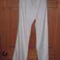 Womens New York & Company White Linen Cotton Pant TALL