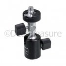 360° Swivel Flash Bracket Tripod Ball Head Type with Umbrella Holder