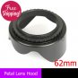 62mm Flower Petal Lens Hood anti Lessening Vignetting for Canon Nikon Sony