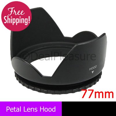 77mm Flower Petal Lens Hood anti Lessening Vignetting for Canon Nikon Sony