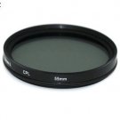 55mm Circular Polarizing C-PL PL-CIR CPL Lens Filter