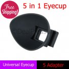 5 in 1 Universal Eyecup Eye Cup 5 Adapter for Canon Nikon Olympus Pentax Camera