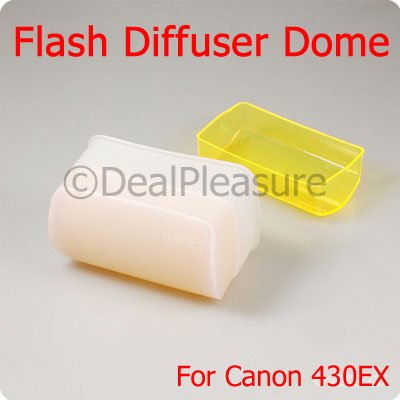 Bounce Flash Diffuser for Canon 430EX with 2 Color Temperature Filters