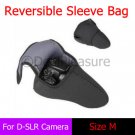 Reversible Neoprene D-SLR Camera Sleeve Bag Pouch Case M for Canon Nikon Pentax Sony