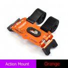 Flip Action Mount for Slim Digital Camera Video Mino Camcorder DV Orange