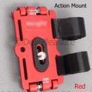 Flip Action Mount for Slim Digital Camera Video Mino Camcorder DV Red