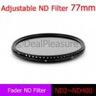 77mm Fader Neutral Density Filter Adjustable (ND2 to ND400)