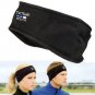 HeadBand Half Hat Scraf Ear Protector Winter Fleece Head Wear - Black