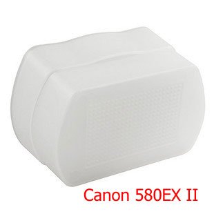 Bounce Diffuser Cap Cover for Canon 580EX / 580EX II & Nissin