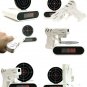 Laser Target Gun Alarm Clock with LCD Screen Novelty Gadget
