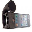 Horn Stand Amplifier Speaker for Apple iPhone 4 -Cute-Black