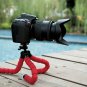 Flexible Gripping Mini Tripod 1/4" Tripod Bolt for Sony Canon Nikon M 1/4 - Color Red