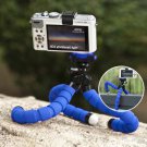 Flexible Gripping Mini Tripod 1/4" Tripod Bolt for Sony Canon Nikon M 1/4 - Color Blue