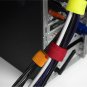 8x Multicolor Nylon Velcro Cable Ties Straps to Tidy Cables Wire Organiser