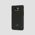 Protect Case Cover Set for Samsung I9100 Galaxy S II 2 Cell Phone - Sanding Series - Black