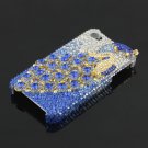 3D Phoenix Rhinestone Case Cover Protector for Apple iPhone 4G 4S New (blue diamond grad)