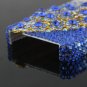3D Phoenix Rhinestone Case Cover Protector for Apple iPhone 4G 4S New (blue diamond grad)