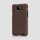 Protect Case Cover Set for Samsung I9100 Galaxy S II 2 Cell Phone - Shield Series - Brown