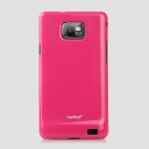 Protect Case Cover Set for Samsung I9100 Galaxy S II 2 Cell Phone - LUXE Series - Red