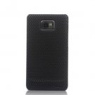 Protect Case Cover Set for Samsung I9100 Galaxy S II 2 Cell Phone - Grid Series - Black
