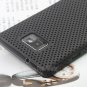 Protect Case Cover Set for Samsung I9100 Galaxy S II 2 Cell Phone - Grid Series - Black