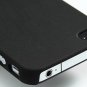 Slim Case Protector Cover for iPhone 4S 4 Sanding Material Anti Fingerprint -Black-