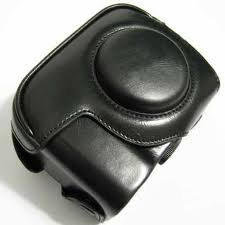 Camera Leather Case/Bag for Canon Powershot G11 G12 (Black)