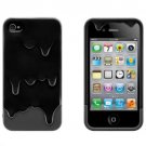 IPHONE Melt The Ice Cream Phone Protective Cover Black for IPHONE 4 4S