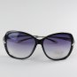 Crystal Frame UV Protection Sunglasses Lady Women&acirc;��s Eyewear with Glasses Case